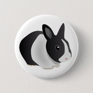 Inquisitive Bunny-knop Ronde Button 5,7 Cm