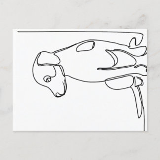 Inquisitive Dog Briefkaart