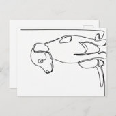 Inquisitive Dog Briefkaart (Voorkant / Achterkant)