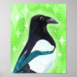 Inquisitive Magpie Poster