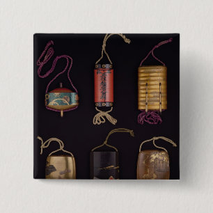 Inro-Hoesjes Vierkante Button 5,1 Cm