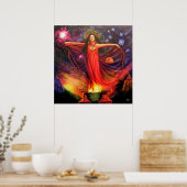 Inroeping door Lisa Iris Poster (Keuken)