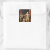 Inroeping Neptune, 1866 Vierkante Sticker (Tas)