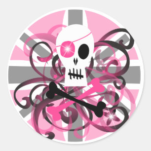 Inschakelen ~ ronde sticker