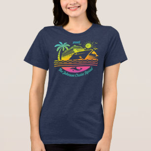 Inscheping cruiseschip op maat T-shirt