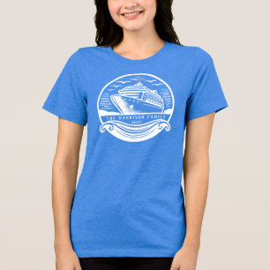Inscheping cruiseschip op maat T-shirt