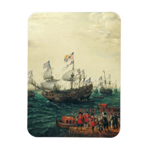 Inscheping te Margate van de Keurvorst Palatine  Magneet