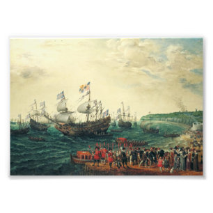 Inscheping te Margate van de Keurvorst van de Palt Foto Afdruk