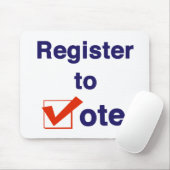 Inschrijven voor stemming 2026 muismat (Met muis)