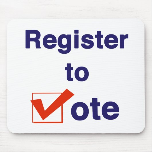 Inschrijven voor stemming 2026 muismat (Voorkant)