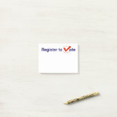 Inschrijven voor stemming 2026 post-it® notes (Op bureau)