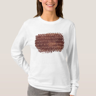 Inscriptie van de sarcofaag van t-shirt