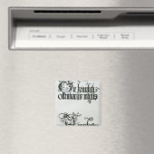 Inscripties in Gothic script Magneet (Insitu (Vaatwasser))