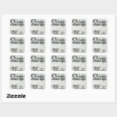 Inscripties in Gothic script Vierkante Sticker (Vel)