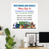 Inscription à l'école Affiche principale - SRF (Bureau à domicile)