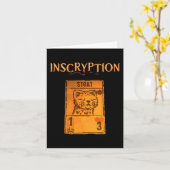 Inscryption Jeu de Cartes Stoad Psychologique Hall (Fleur jaune)