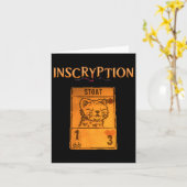 Inscryption Jeu de Cartes Stoad Psychologique Hall (Fleur jaune)