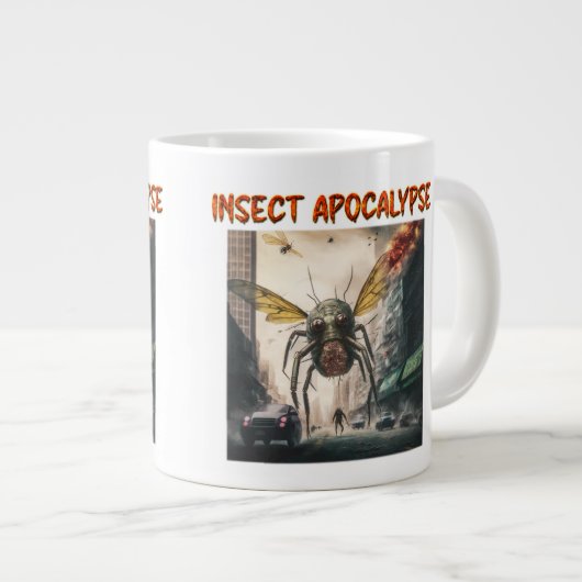 Insect Apocalypse Jumbo Mok (Voorkant rechts)