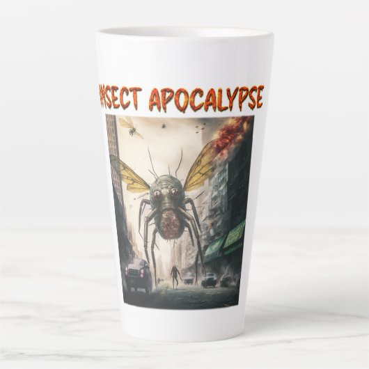 Insect Apocalypse Latte Mok (Voorkant)