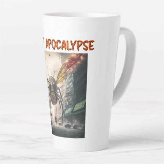 Insect Apocalypse Latte Mug (Angle droit)