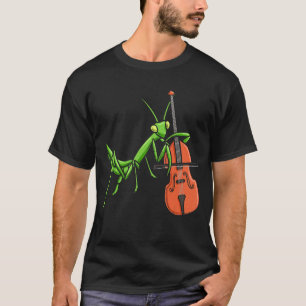 Insect Collect Bug Catching Entomologist Violin T-shirt