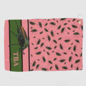 Insect Golf Towel Golfhanddoek (Horizontaal)