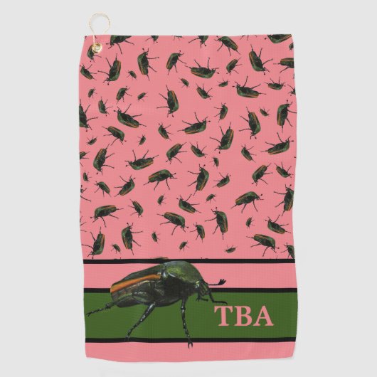 Insect Golf Towel Golfhanddoek (Voorkant)