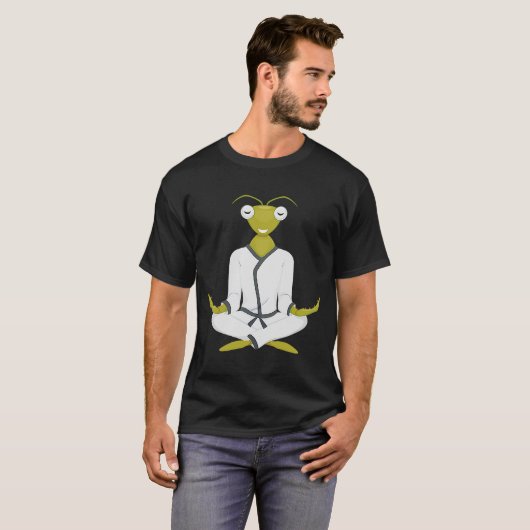 Insect mantis green Terrarium dierpark pray T-shirt (Voorkant volledig)