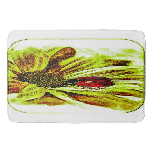 Insect Models: Ladybug Life 01-04 Badmat (Voorkant)