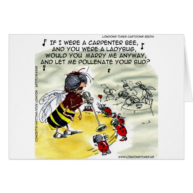 Insect Nightclub Singers Funny (Voorkant Horizontaal)