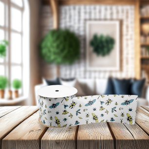 Insect Patroon   wit Lint