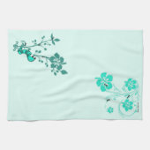 Insecte outre des serviettes de cuisine en vert (Horizontal)