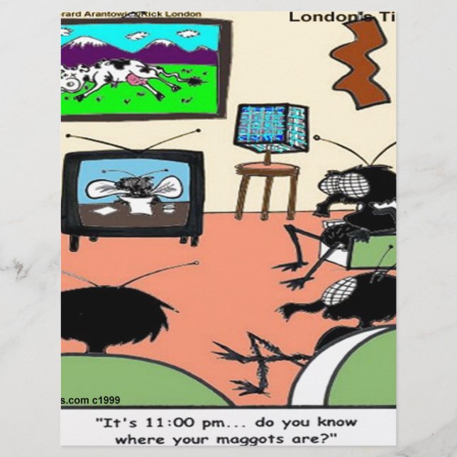 Insecte Parents Funny Cartoon (Voorkant)