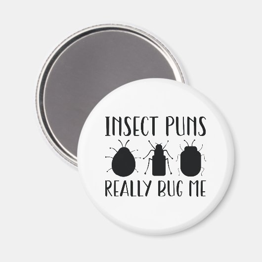 Insecte Puns is me echt bedut Magneet (Voorkant / Achterkant)