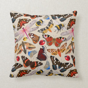 Insecten & bugs afdrukken Sierkussennen binnenshui Kussen