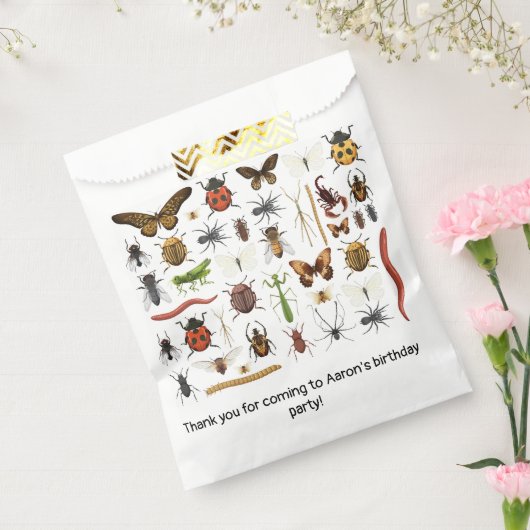 Insecten Bugs Bedankzakje (Gezegeld)