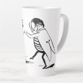  insecten dansen; blauw flesvliegen latte mok (Rechterhoek)