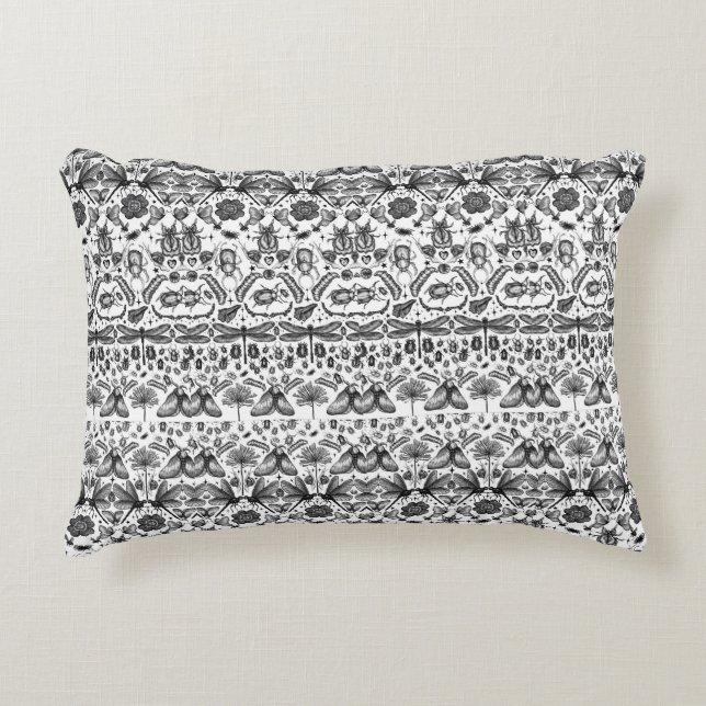 Insecten en bugs accent kussen (Voorkant)