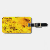 Insecten in ambergeel bagagelabel (Voorkant horizontaal)