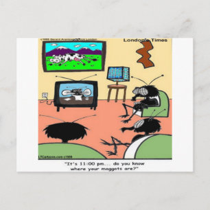 Insecten Ouders Grappige Cartoon Briefkaart