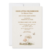 Insecten Paddenstoel Bos Natuur Baby Shower