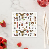 Insecten Papieren servetten, Tuin Bug Feestje Servet (Insitu)