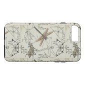Insecten van Katsushika Hokusai Case-Mate iPhone Case (Achterkant (Horizontaal))