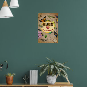 Insecten zijn mooi! Insecten Poster
