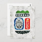 Insecten zijn Schattige Briefkaart - Abstracte kun (Voorkant / Achterkant)