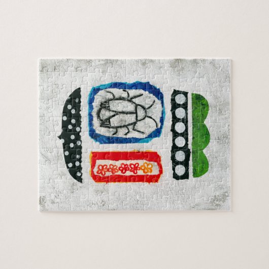 Insecten zijn Schattigee puzzel - Abstracte kunst Legpuzzel (Horizontaal)