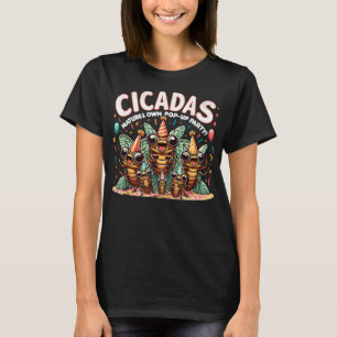 Insectenzwerm Dubbele Brood Jumping Bug Cicada T-shirt
