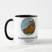 Insectes et tasse de logo de miel (Gauche)