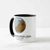 Insectes et tasse de logo de miel (Devant gauche)