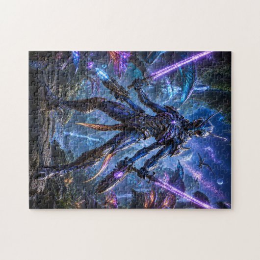 Insectoid Alien Warrior Puzzle (Horizontal)